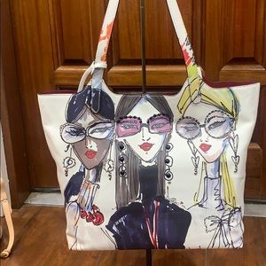 Brighton UP TOWN GIRLS  Manhattan Leather Tote Fashionista